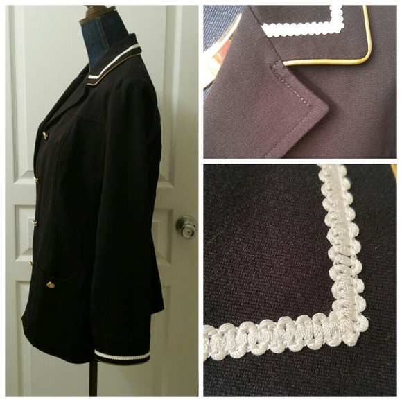 Vintage St. John Sport by Marie Gray Black Blazer